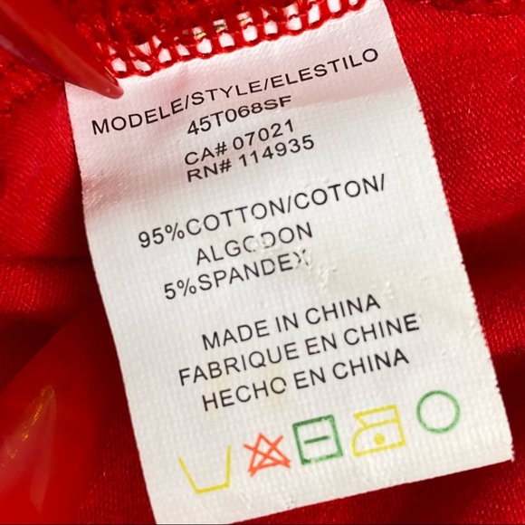RD Style Red Stretch Turtleneck Sleeveless Top Size M - Picture 4 of 4